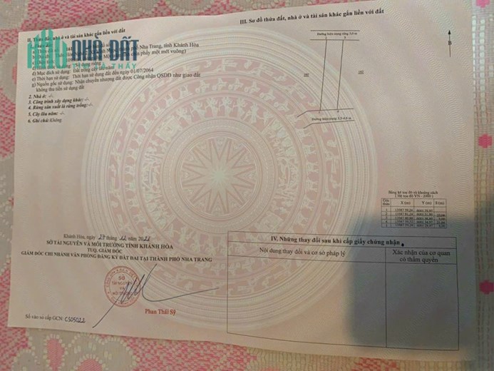 Bán đất Hòn Nghê, Vĩnh Ngọc 950tr