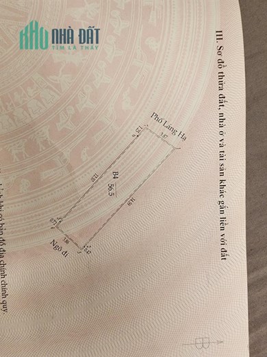 Bán nhà MP Láng Hạ, Đống Đa, 60m, 4T, mt đẹp, vỉa hè. kd sầm uất, chỉ 18 tỷ.