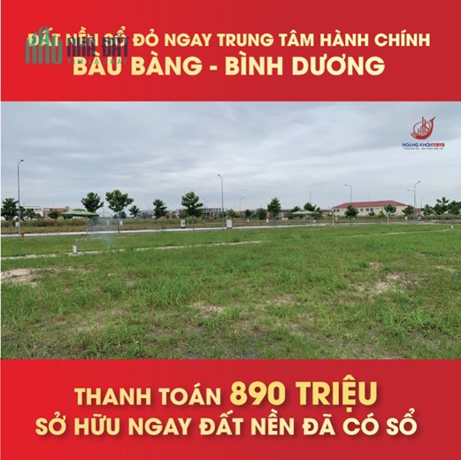 BÁN GẤP LÔ NAM AN BÀU BÀNG,GIÁ 1,550