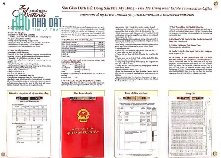 BÁN CĂN HỘ 2PN THE ANTONIA PHÚ MỸ HƯNG - MUA TRỰC TIẾP CĐT - THANH TOÁN DÀI HẠN