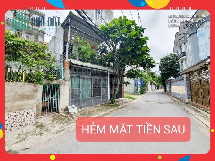 Q12. Bán nhà 2 mặt đường trước - sau. Gần tòa nhà To Ky Tower. 119m2, 4T. 5,x tỷ.