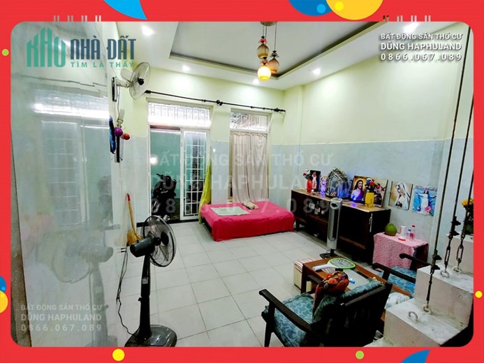 Q12. Bán nhà 2 mặt đường trước - sau. Gần tòa nhà To Ky Tower. 119m2, 4T. 5,x tỷ.
