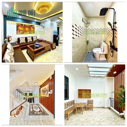 NHÀ ĐẸP MÊ LY - GÒ VẤP - 70M2 - HXH 8M- 5 TẦNG - FULL TOÀN BỘ NỘI THẤT SỊN  Nhỉnh 9 Tỷ