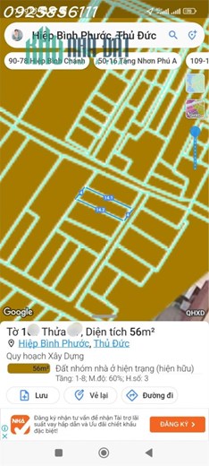 Nhà phố chính chủ Hiệp Bình Phước hẻm ba gác 56 m2 trệt lầu hơn 3 tỷ