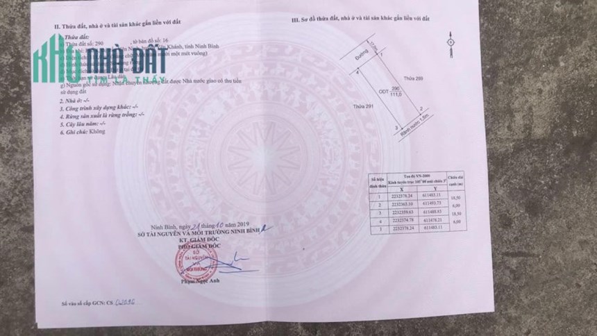 ĐẤT ĐẸP - GIÁ TỐT – Chính Chủ Cần Bán Gấp 2 Lô Đất Tại Yên Khánh - Ninh Bình