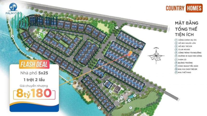 Plam Marina Quận 9 (Plamcity) Chuyển Nhượng Nhà Phố 125m2 Giá 3 Tầng Đóng Chỉ 2tỷ7