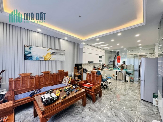 BÁN NHÀ KIM ĐỒNG,Ô TÔ,  6 TẦNG THANG MÁY, Ở KINH DOANH, NHÀ SIÊU ĐẸP 48/60M2*MT4.5M* HƠN 11 TỶ.