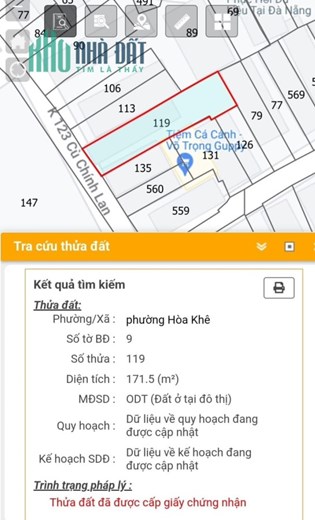 Cần bán lô đất diện tích lớn,kiệt ô tô 123 đường Cù Chính Lan, Đà Nẵng.