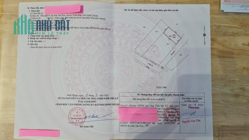 ĐẤT ĐẸP - GIÁ TỐT –  Bán Gấp  Lô Đất Đẹp Khu Phố 8, Thị Trấn Tân Sơn, Huyện Ninh Sơn, Ninh Thuận