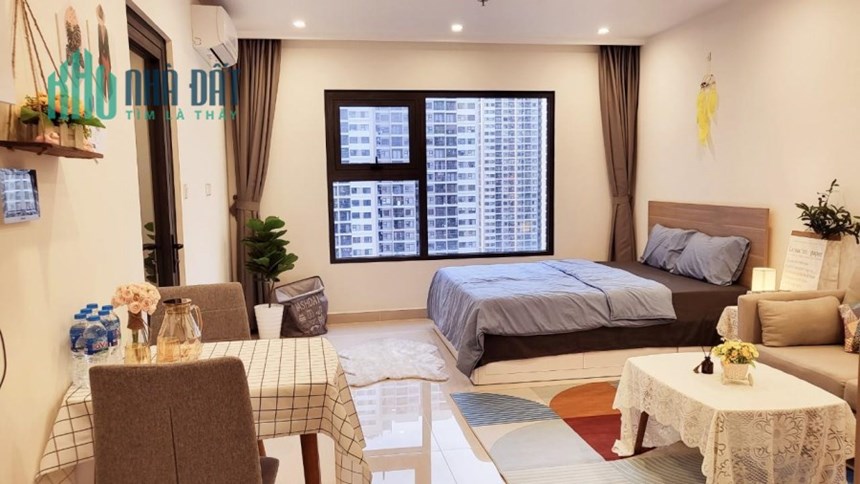 Có nhu cầu cho thuê căn hộ Studio nội thất cao cấp Vinhomes Smart City Tây Mỗ