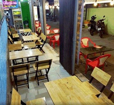 Sang nhượng quán nhậu mới khai trương tại khu tập trung