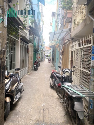 Nhà 3 tầng hẻm thẳng Nguyễn Chế Nghĩa P12.Q8. Giá 3,38 tỷ