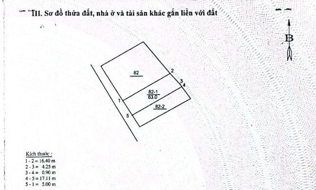 BÁN ĐẤT VIỆT HƯNG, LONG BIÊN, 83M, MT 5M, NGÕ Ô TÔ THÔNG, 6 TỶ 4