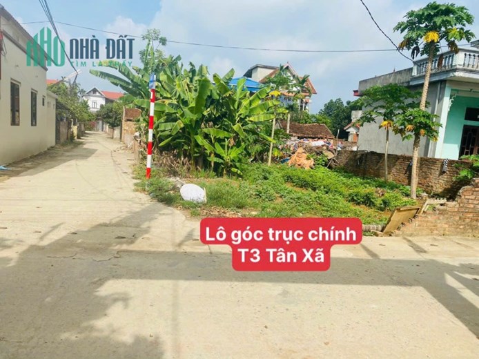 Bán mảnh đất lô góc ngay trục chính Tân Xã, gần KCN cao Hoà Lạc, cách đại học fpt chỉ 5 phút chạy