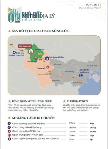 Bán lô 2ha khu công nghiệp Sông Lô 2 lô góc giá chỉ 90$/m. LH 0978194909