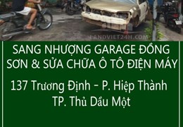 CHÍNH CHỦ CẦN SANG NHƯỢNG GARAGE ĐỒNG, SƠN & SỬA CHỮA Ô TÔ ĐIỆN MÁY.