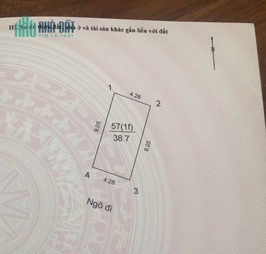 Bán nhà Lạc Trung, ngõ rộng thênh thanh, nhà thoáng, DT39m2, giá 3.8 tỷ.