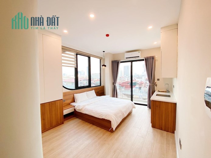 Bán Apartment 114m2 phố Đội Cấn, Ba Đình 9 Tầng Thang máu XỊN Dòng tiền 2 tỷ/năm Giá 23.4 Tỷ