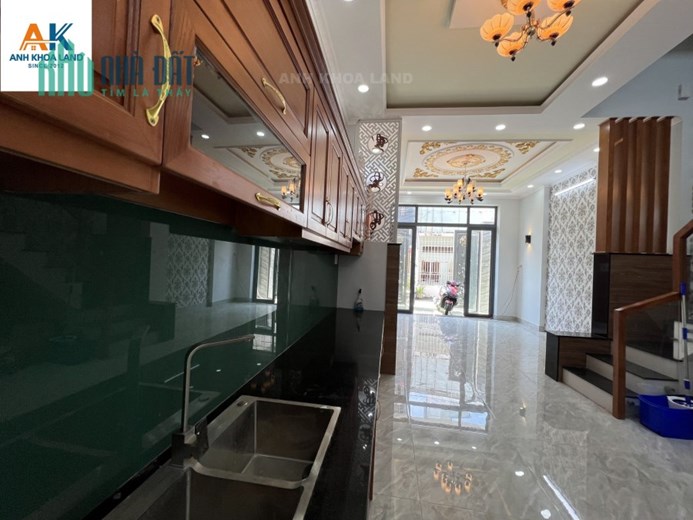 HƠN 4 TỶ NHÀ ĐẸP HXH - 1T2L -4PN3WC - KHU DÂN TRÍ - CÁCH LVV 300M