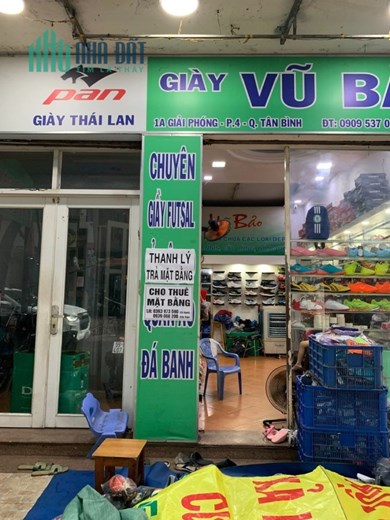 CHO THUÊ MẶT BẰNG KINH DOANH TRUNG TÂM ĐƯỜNG GIẢI PHÓNG, PHƯỜNG 4, TÂN BÌNH