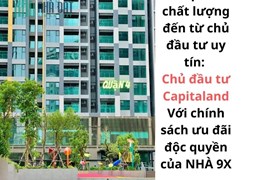 Nhà 9X có chính sách ưu đãi cực lớn khi mua căn hộ De La Sol cùa CDT Capitaland quận 4