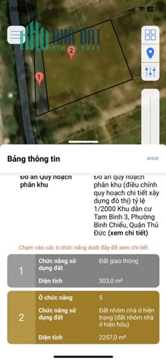 Bán gấp lô đất đường Ngô Chí Quốc, P. Bình Chiểu, Thủ Đức Giá 55tỷ