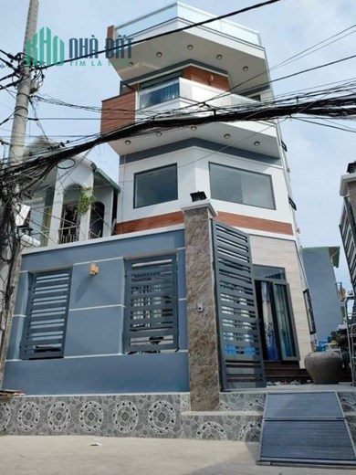 6.3 tỷ - LÊ VĂN QUỚI- Nhà mới xây- 4 Tầng 2 mặt hẻm xe tải 96m2