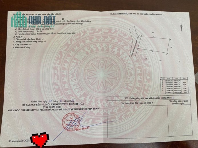 BÁN LÔ ĐẤT HẺM LƯƠNG ĐỊNH CỦA, VĨNH THẠNH GIÁ CHỈ 1 TỶ 177 TRIỆU.