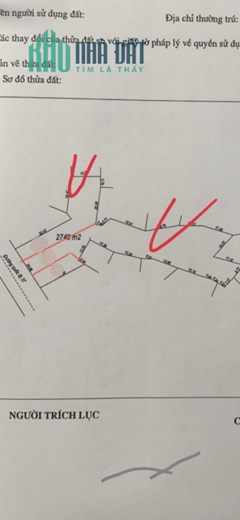 Siêu Phẩm mặt đường QL 37 mặt tiền tận 16m, diện tích hơn 2 nghìn m2, đang phân 2 lô giá 1,55 tỷ/