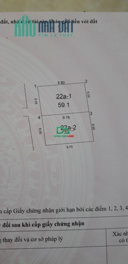 Bán 59m đất thôn Hậu  xã Uy Nỗ Đông Anh đường ô tô giá 3x