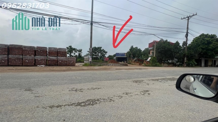 Bán 310m đất mặt đường 420 giá chỉ hơn 6 tỷ mặt đường 9m