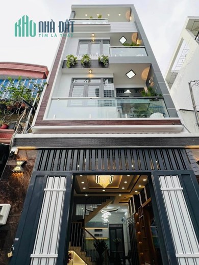 CCG nhà Bùi Quang Là Bùi Quang Là, 4x14m, HXH thống, 4 tầng, mới đẹp.