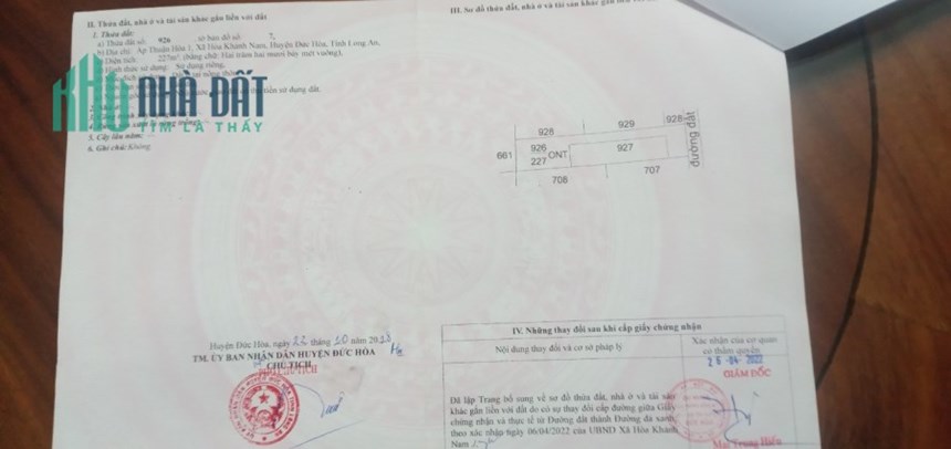 Chính Chủ Cần Bán Nhà Cấp 4 tại Hòa Khánh Nam, Đức Hòa , Long An.