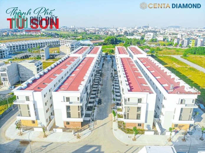 Chỉ với 3.x tỷ có ngay nhà phố 4 tầng chân đế 9 tòa chung cư kđt Vsip.