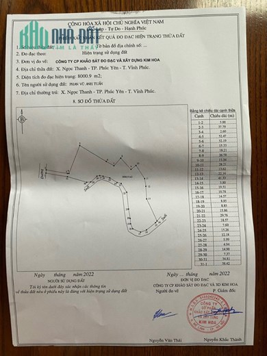 ĐẤT ĐẸP - GIÁ RẺ TẠI NGỌC THANH,TP PHÚC YÊN, VĨNH PHÚC