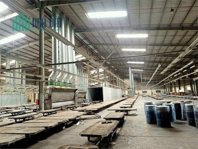 Bán Hoặc Cho thuê nhà xưởng có sẵn dây chuyền sơn, ngành nghề sản xuất gỗ