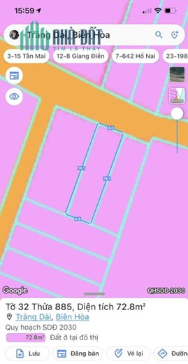 đất đẹp đường 7m kinh doanh 1T9xx sổ riêng thổ cư kp2 gần HB Ph Nam Trảng Dài