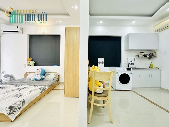 STUDIO 1PN 45M2 BANCOL+CỬA SỔ THOÁNG_NGÃ TƯ HÀNG XANH_BÌNH THẠNH