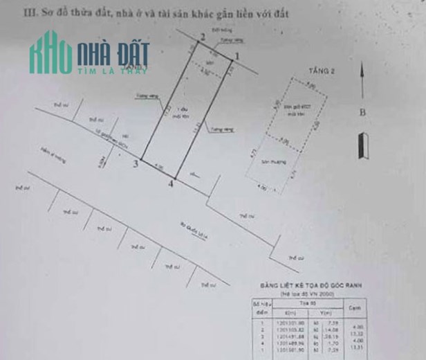 VỊ TRÍ ĐẸP, HXH 1/ NGẮN THẠNH LỘC QUẬN 12 - 54M2, 2 TẦNG, 3 PN, NGAY NGÃ TƯ GA, NHỈNH 3 TỶ.
