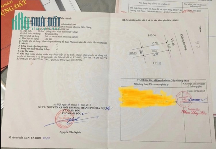 Bán 50m Đất Dịch Vụ Hà Đông Đường Thông Ô Tô Vỉa Hè Giá 2.9 Tỷ
