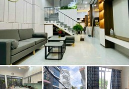 Nhỉnh 6 tỷ có ngay nhà 55m2 x 4 tầng, doanh thu 20tr/th, Nở hậu, Sân nhà rộng