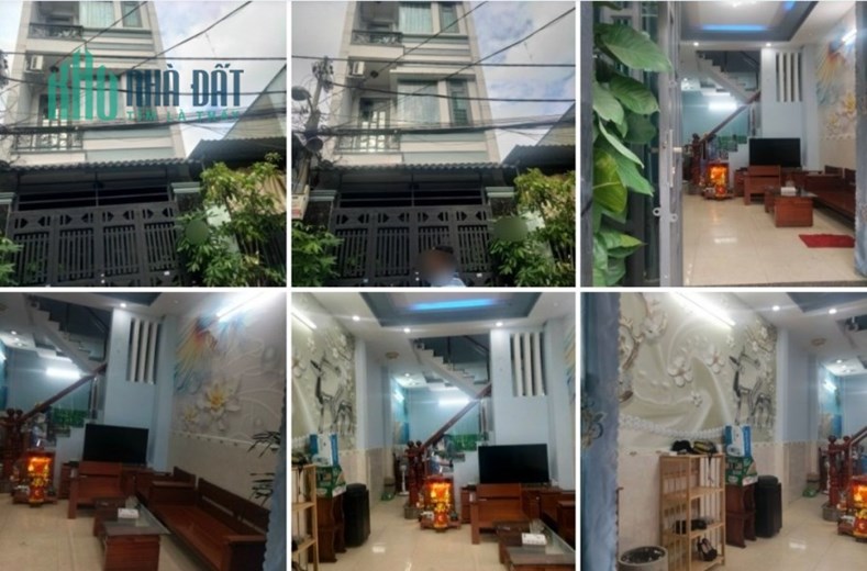 Cho thuê nhà HXH Lê Văn Quới DT(4x14) 1T2L full nội thất chỉ 10tr/th. Lh;0789696785