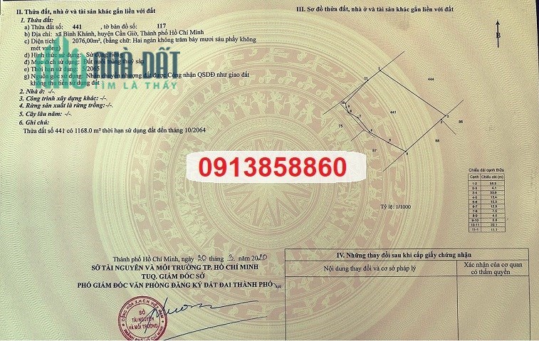 ⭐Cơ hội đầu tư sinh lời, bán đất xã Bình Khánh, Cần Giờ, TP.HCM; còn 4,5 tỷ; 0913858860