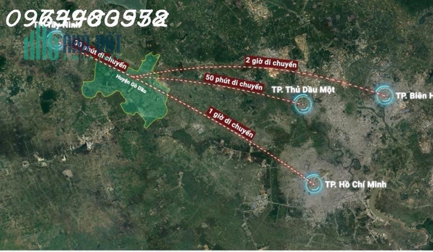 Bán đất trả góp KHÔNG LÃI SUẤT, thanh toán trước chỉ 78 TRIỆU ở Gò Dầu, Tây Ninh