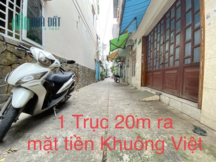 Bán nhà nát ĐƯỜNG KHUÔNG VIỆT, QUẬN TÂN PHÚ, 235m2(9.3m x 24m) nở hậu 10m