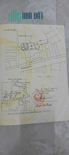 bán lô đất có nhà cấp 4 mặt tiền đường trần huy liệu p, phước nguyên tp. bà rịa