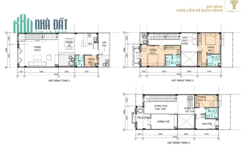 Cắt lỗ 1tỷ liền kề khu Hermes Crown Villas Thái Hưng, mua bán nhà biệt thự liền kề KĐT Crown Villas