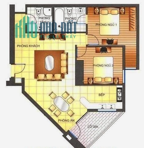 Hàng Hot ! 97m2 chỉ 3,55 tỷ tại Cầu Giấy 2PN2WC vị trí trung tâm Cầu giấy