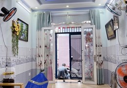 NHÀ ĐƯỜNG NGUYỄN KHOÁI, Q4, HẼM 3M, 40M2, 3 TẦNG, NHỈNH 4 TỶ.