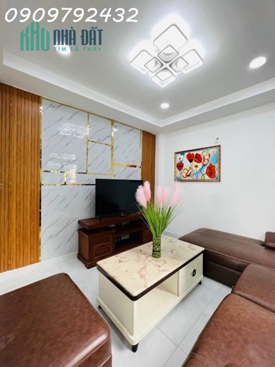 Nhà Mới 5 Tầng Thoát Mát Siêu Đẹp Hẻm Xe Hơi  4mx11m Giá Nhỉnh 4 Tỷ